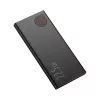 Batería externa Baseus Powerbank Adaman Metal, iones de litio 10000mAh, 2xUSB, USB-C, Lightning, MicroUSB 22,5W (negro)