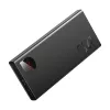 Batería externa Baseus Powerbank Adaman Metal, iones de litio 10000mAh, 2xUSB, USB-C, Lightning, MicroUSB 22,5W (negro)