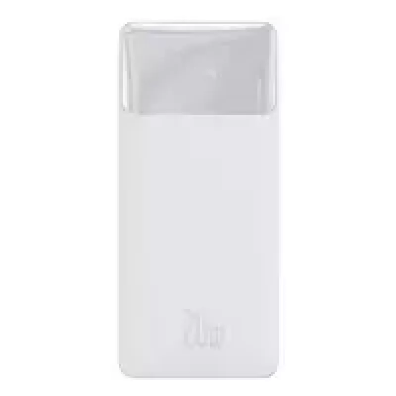 Batería externa Baseus Bipow 10000mAh, 20W (blanco)