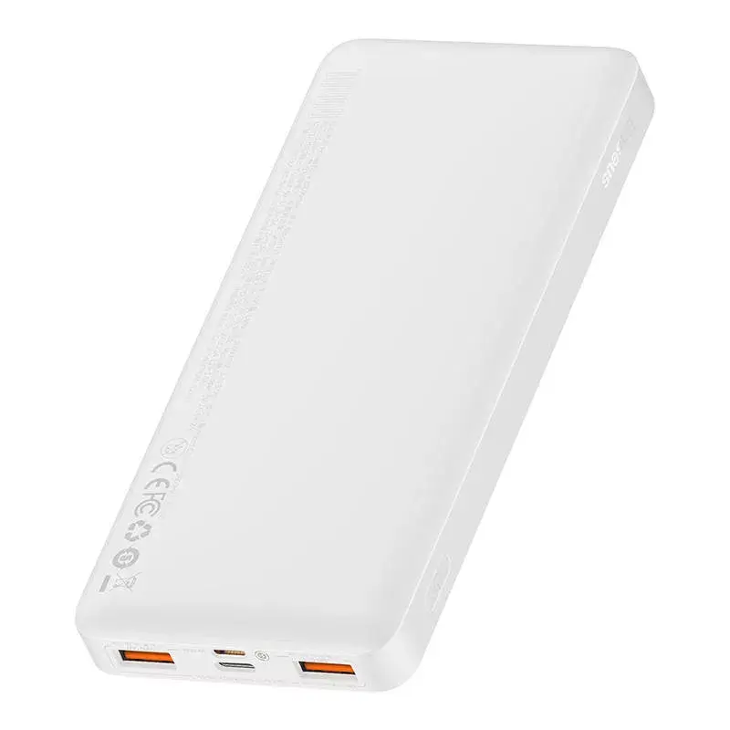 Batería externa Baseus Bipow 10000mAh, 20W (blanco)