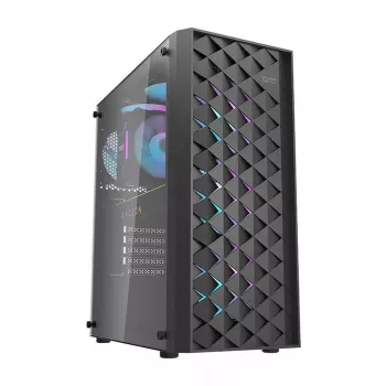 Darkflash DK351 Caja de ordenador, ATX, negra