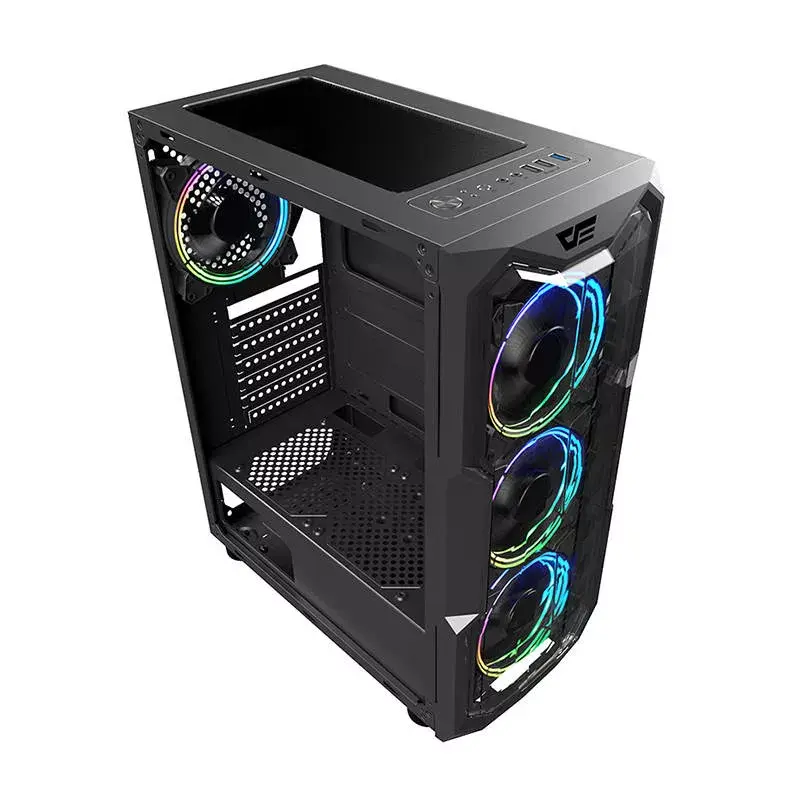 Caja de ordenador Darkflash Aquarius Acrylic ATX negra