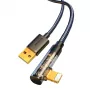 Cable USB-A a Lightning en ángulo Joyroom S-UL012A6 1,2 m, negro