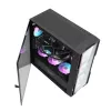 Caja de ordenador Darkflash DK431 Glass, ATX, negra