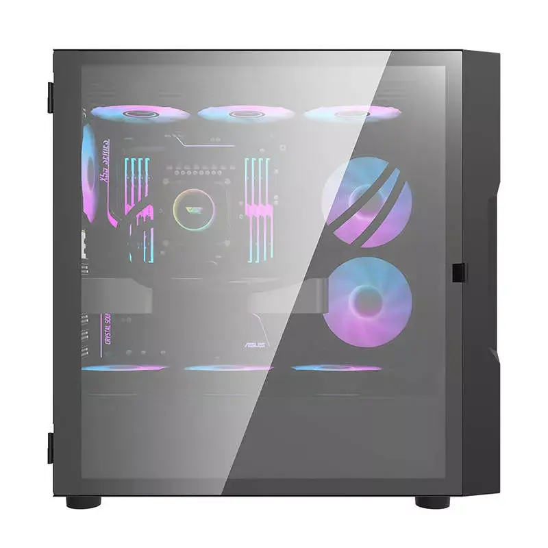 Caja de ordenador Darkflash DK431 Glass, ATX, negra