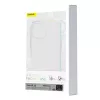 Funda magnética transparente Baseus para iPhone 13, transparente, con protector de pantalla de cristal templado