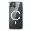 Funda magnética transparente Baseus para iPhone 13, transparente, con protector de pantalla de cristal templado