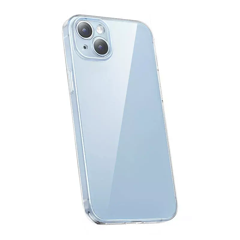 Funda protectora transparente con cristal templado de Baseus para iPhone 14 Plus (P60112202201-02)