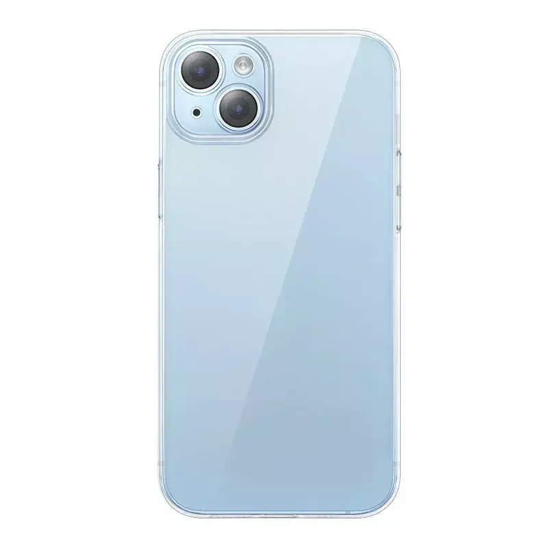 Funda protectora transparente con cristal templado de Baseus para iPhone 14 Plus (P60112202201-02)