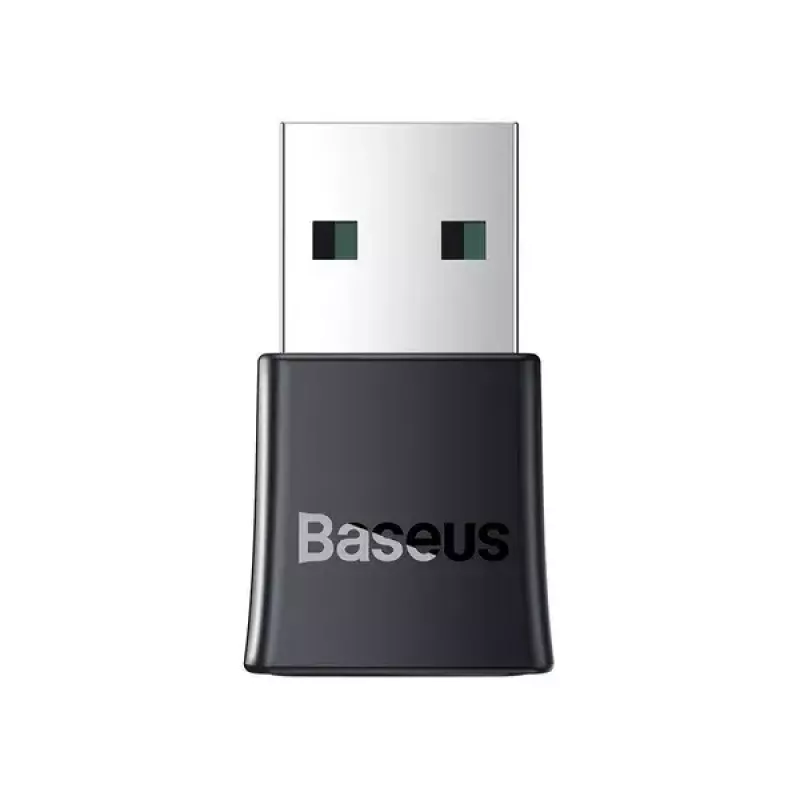 Adaptador Bluetooth mini Baseus BA07 para PC, USB 5.3 receptor dongle Bluetooth inalámbrico - negro