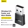 Adaptador Bluetooth mini Baseus BA07 para PC, USB 5.3 receptor dongle Bluetooth inalámbrico - negro