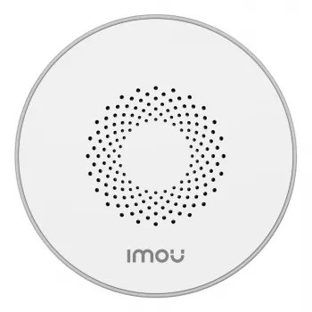 Sirena inalámbrica para interior IMOU ZR1 – alcance 200 m, DC 12 V, diámetro 8 cm, blanca