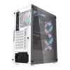 Caja de ordenador Darkflash DK352 Plus ATX negra y blanca