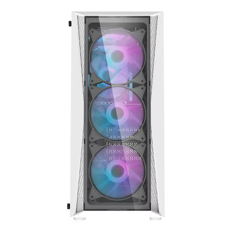 Caja de ordenador Darkflash DK352 Plus ATX negra y blanca