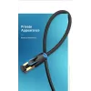 Cable de red Vention Cat.8 S/FTP 1 m negro RJ-45 con contactos bañados en oro