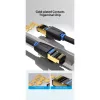 Cable de red Vention Cat.8 S/FTP RJ-45 a RJ-45 3 m, 40GbE, 2000 MHz, negro