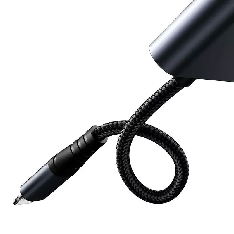 Adaptador de audio 2 en 1 Joyroom SY-L01 Lightning a 3,5 mm + Lightning, negro