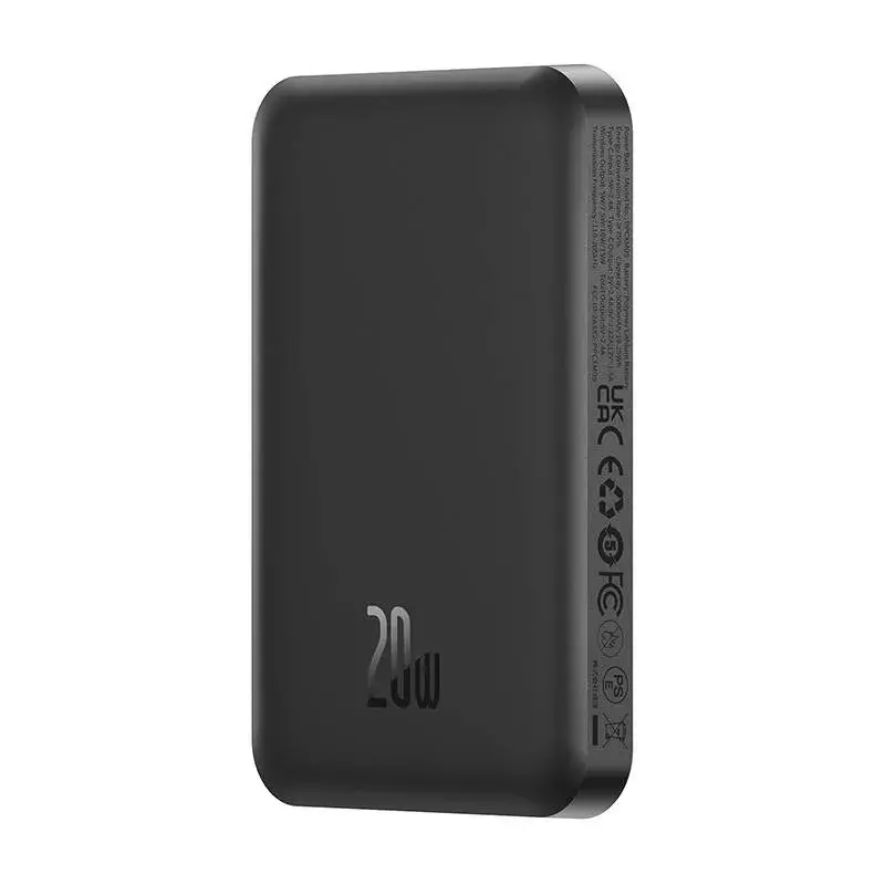 Batería externa mini magnética Baseus 5000mAh 20W (negra)