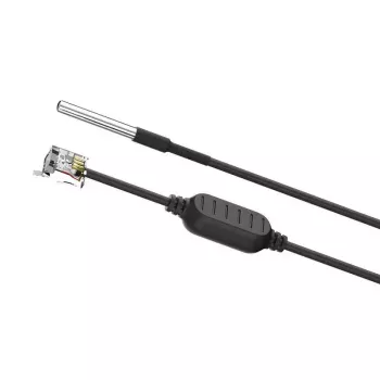 Sensor de temperatura Sonoff WTS01 con cable de 1,5 m, sonda externa para monitorización de temperatura