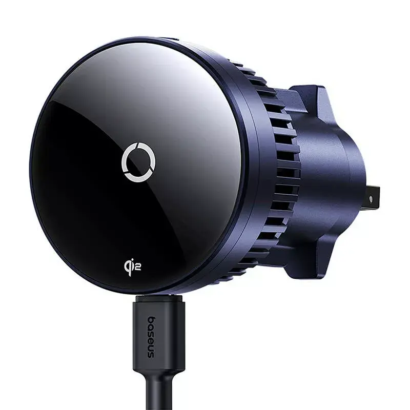 Soporte para coche Baseus MagPro C40164100121-01 15W Qi2.0 negro – cargador inalámbrico magnético para teléfonos compatibles con Qi2.0