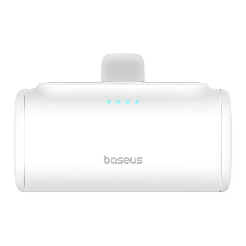 Batería externa OS-Baseus Compact IP 5000mAh 20W (blanca)