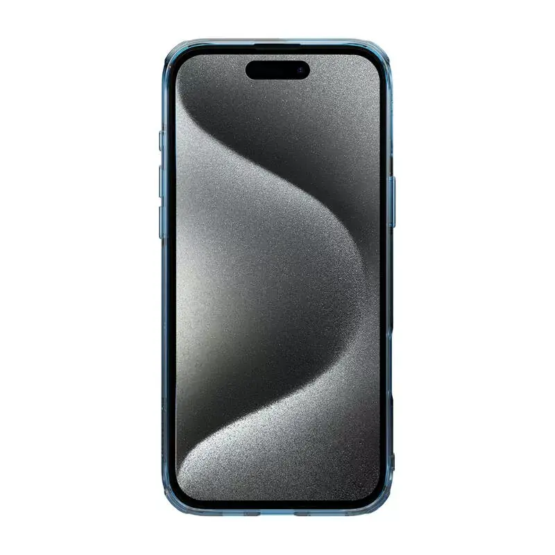 Funda TPU Nillkin Nature para iPhone 16 Plus — magnética, azul, funda protectora delgada