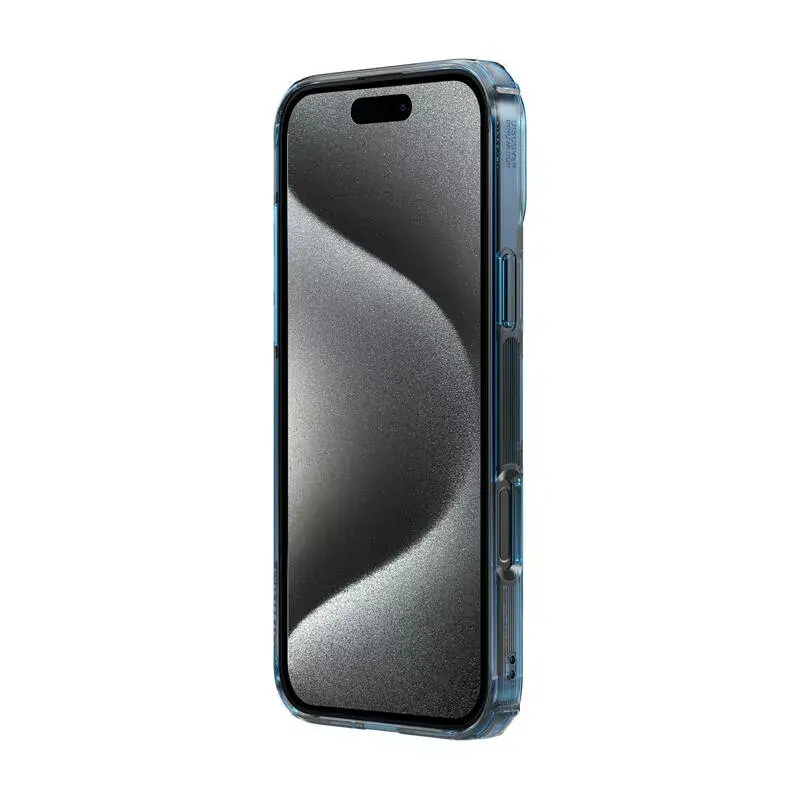Funda TPU Nillkin Nature para iPhone 16 Plus — magnética, azul, funda protectora delgada