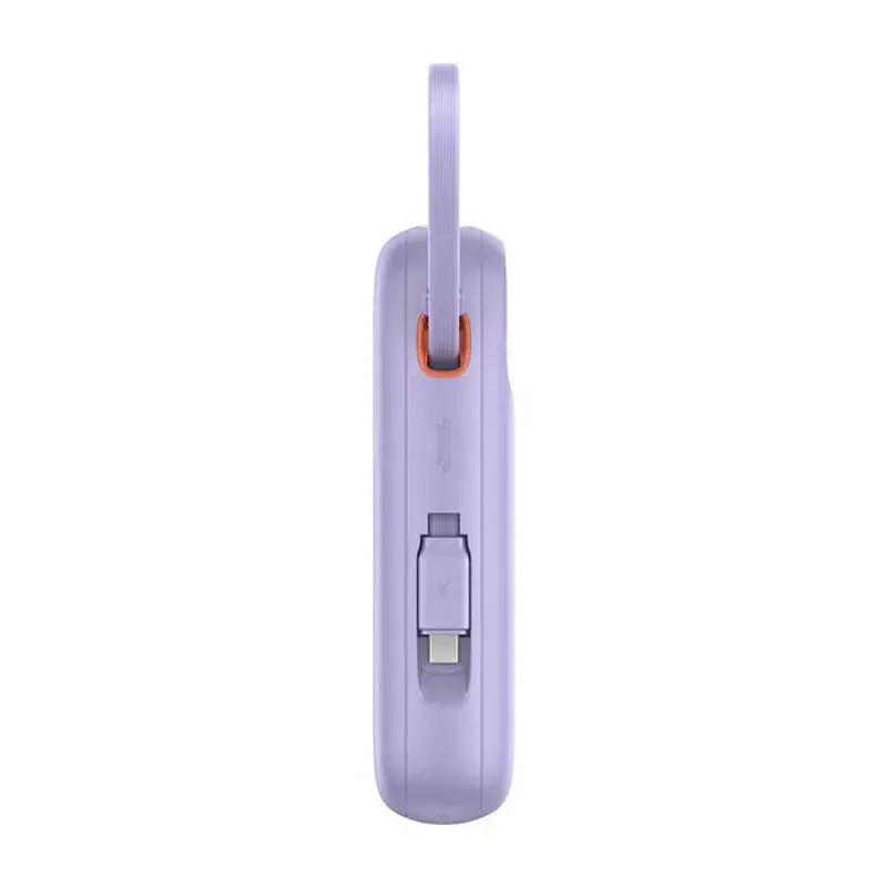 Cargador portátil Baseus QPow 2 10000mAh 30W 2xUSB-C batería portátil (morada)