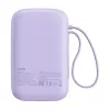 Cargador portátil Baseus QPow 2 10000mAh 30W 2xUSB-C batería portátil (morada)