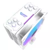 Ventilador de CPU Darkflash Z4 Pro Mist blanco — ventilador de 120 mm, rodamiento hidráulico, 200 W TDP, compatible con AM5/AM4/LGA1700/1200/115x
