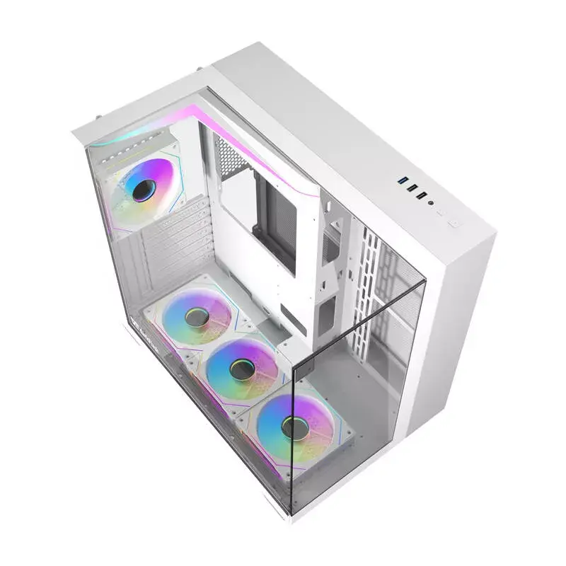 Caja de ordenador Darkflash TH285, ATX, blanca