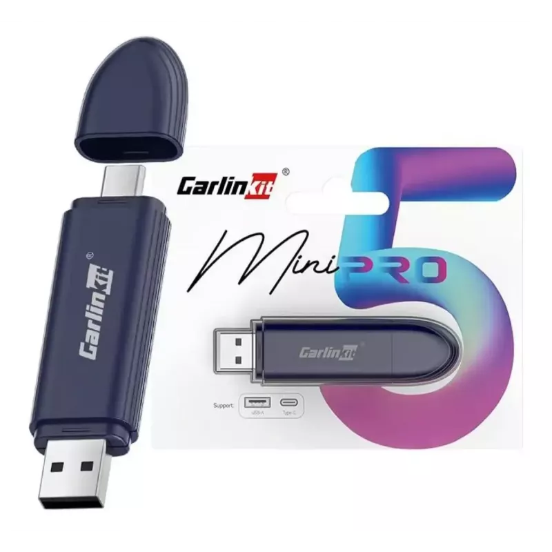 Carlinkit receptor multimedia para coche MINI PRO — negro, 81,3×21×10,5 mm