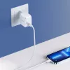 CHOETECH PD8007 cargador GaN USB-C de 45 W, PD3.0, QC3.0, PPS, EU, blanco