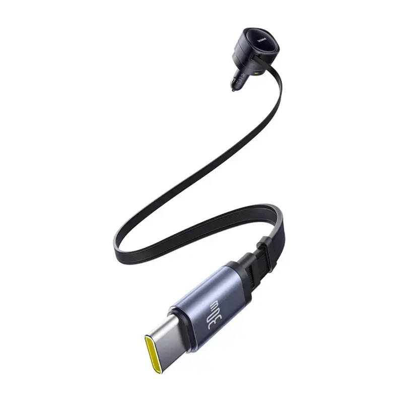 Cargador de coche Baseus Enjoyment Max 90W con conectores USB-C y USB-A