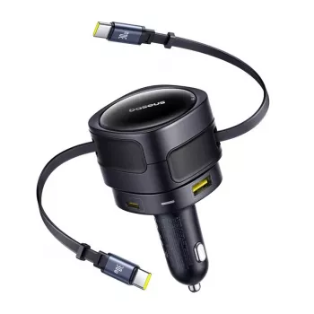 Cargador de coche Baseus Enjoyment Max 90W con conectores USB-C y USB-A