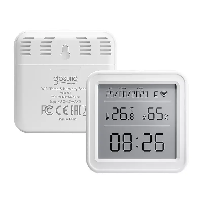 Sensor de temperatura y humedad Gosund ST17 Zigbee con pantalla LCD