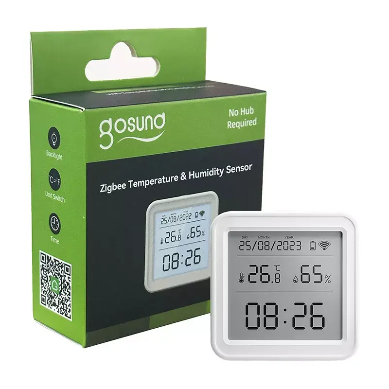 Sensor de temperatura y humedad Gosund ST17 Zigbee con pantalla LCD