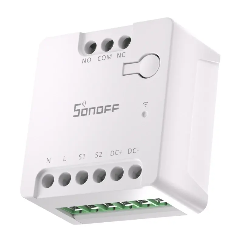 Interruptor inteligente Wi-Fi Sonoff MINI-D AC/DC 12–48V contacto libre de potencial