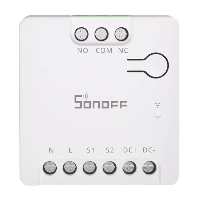 Interruptor inteligente Wi-Fi Sonoff MINI-D AC/DC 12–48V contacto libre de potencial