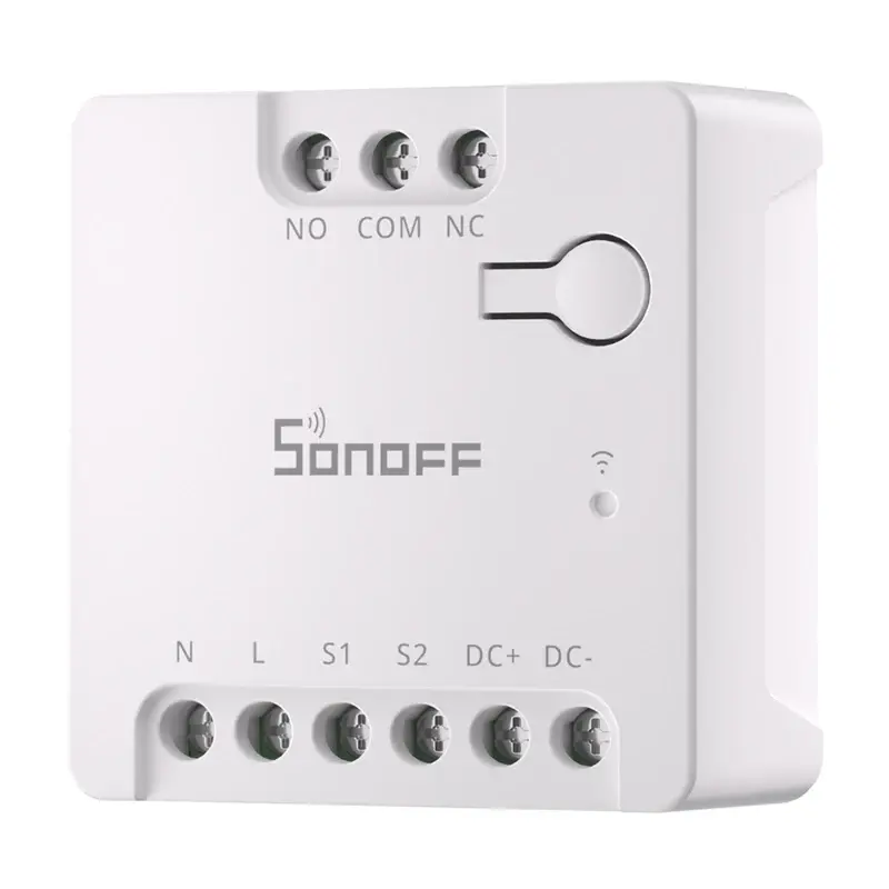 Interruptor inteligente Wi-Fi Sonoff MINI-D AC/DC 12–48V contacto libre de potencial