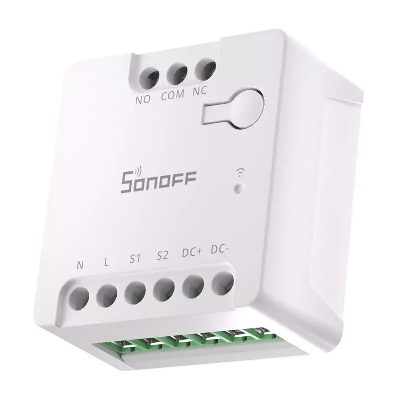 Interruptor inteligente Wi-Fi Sonoff MINI-D AC/DC 12–48V contacto libre de potencial