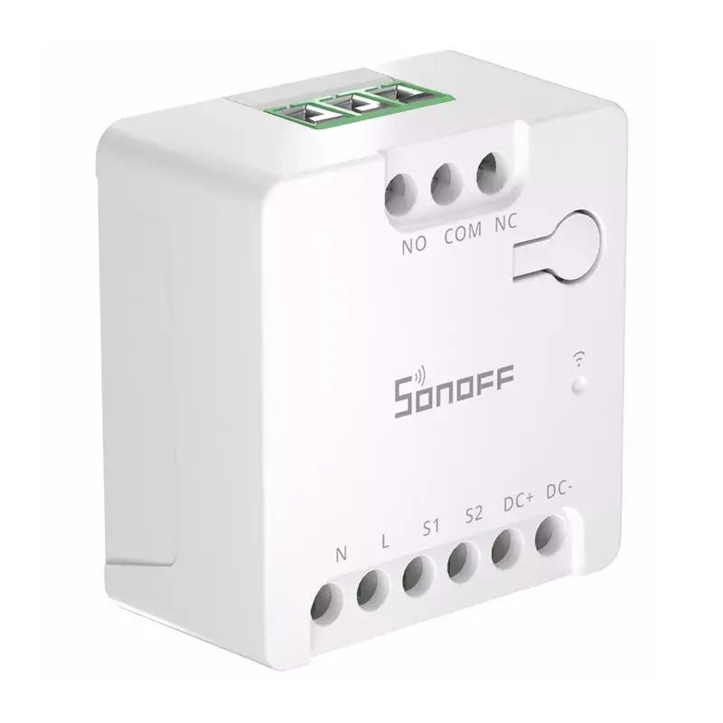 Interruptor inteligente Wi-Fi Sonoff MINI-D AC/DC 12–48V contacto libre de potencial