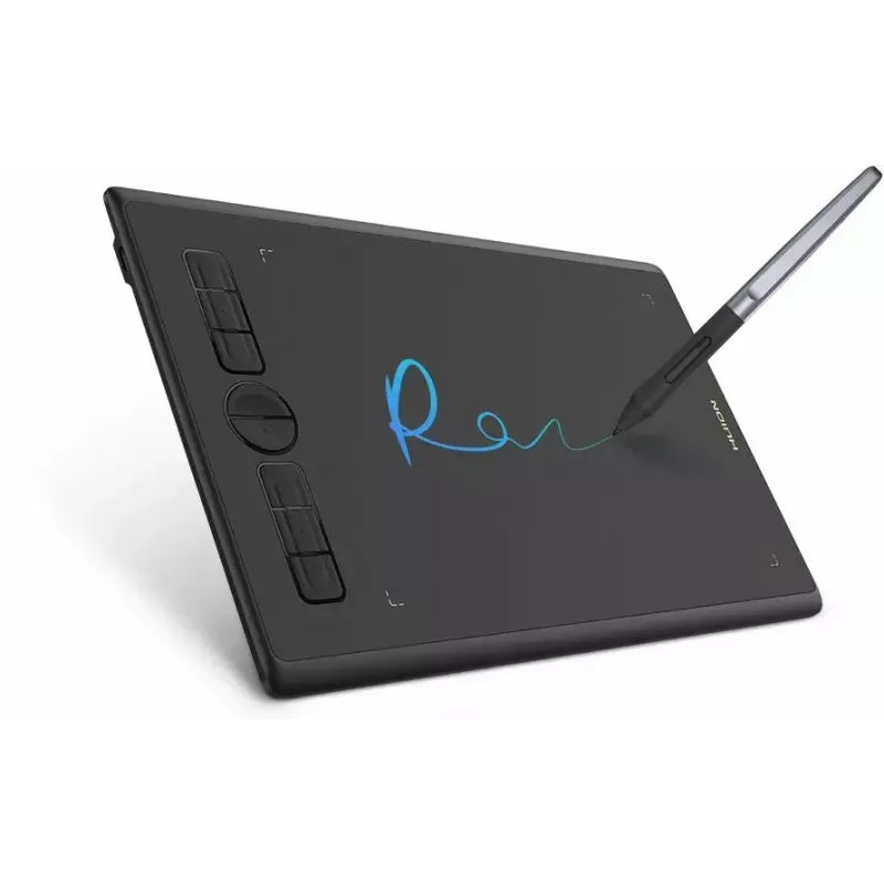 Huion Inspiroy H580X tableta gráfica, 8 x 5 pulgadas, 5080 LPI, 8192 niveles de presión, 8 teclas de acceso rápido, USB-C