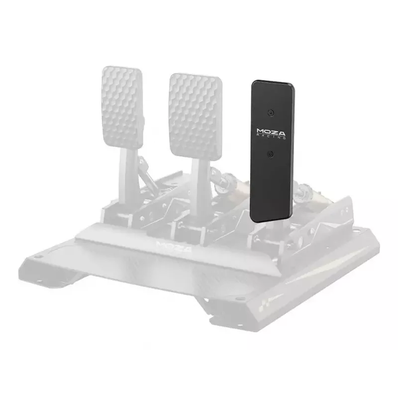 Placa de montaje de pedal Moza Racing CRP2 aluminio negro 60 mm x 185 mm