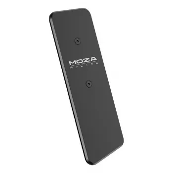 Placa de montaje de pedal Moza Racing CRP2 aluminio negro 60 mm x 185 mm