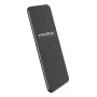 Placa de montaje de pedal Moza Racing CRP2 aluminio negro 60 mm x 185 mm