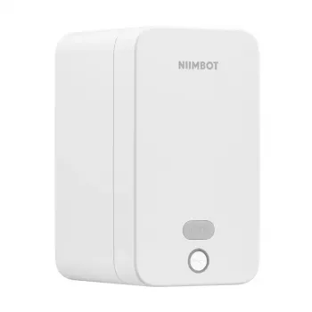Impresora de etiquetas NIIMBOT K2 blanca – impresora de etiquetas Bluetooth portátil, diseño compacto