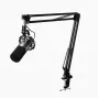 Micrófono para podcast MAONO PD200X negro — con cable XLR/USB-C, sensibilidad -52 dB, 40–16000 Hz