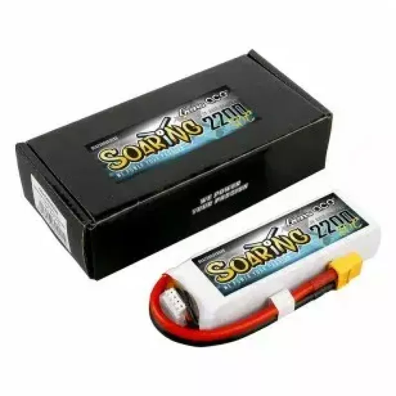 Batería Gens ace Soaring 2200mAh 11.1V 30C 3S1P Lipo Pack