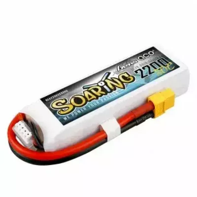 Batería Gens ace Soaring 2200mAh 11.1V 30C 3S1P Lipo Pack